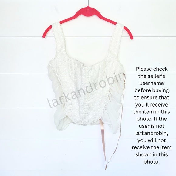 NEW House of CB Catalina Top White Large+ (XL) - Picture 14 of 17